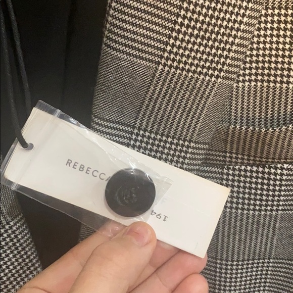NWT Rebecca Minkoff Celia Check Blazer - Picture 11 of 12